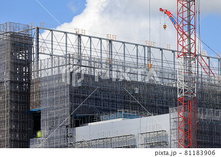 建築工事現場　イメージ 81183906