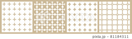 Set of simple vector hand drawn beige seamless patterns. Hand drawn abstract illustration on white background Set of simple vector hand drawn beige seamless patterns. Hand drawn abstract illustration on white background 81184311