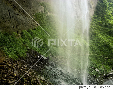 中国湖南省徳夯 流沙瀑布 Liusha waterfall, Dehang, Hunan, CN 81185772