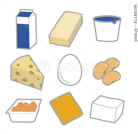 乳製品 食品 大豆製品 乳製品 食品 大豆製品 81188296