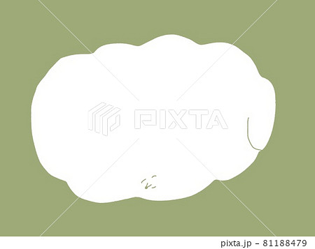 どうぶつイラストフレーム いぬ のイラスト素材