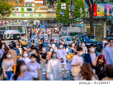 日本の東京都市景観 9万6709人で過去最多（全国での自宅“放置者”）。渋谷は人流超爆発＝8月20日 81189947