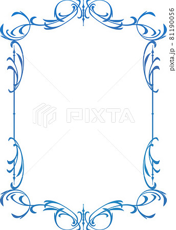 フレーム　レトロでファンタジックな飾り枠 81190056