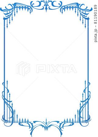 フレーム レトロでファンタジックな飾り枠 フレーム レトロでファンタジックな飾り枠 81190189