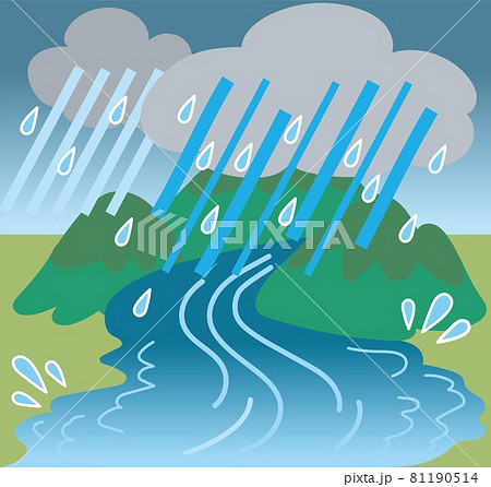 災害級自然現象_河川の氾濫 災害級自然現象_河川の氾濫 81190514
