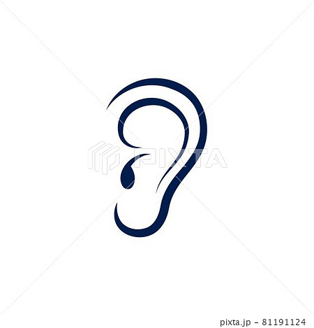Hearing icon illustration Template vector 81191124
