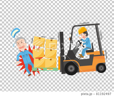 Forklift that causes personal injury 81192497