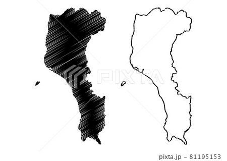 Pingtung County (Administrative divisions of Taiwan, Republic of China, ROC, Counties) map vector illustration, scribble sketch Pingtung map.... Pingtung County (Administrative divisions of Taiwan, Republic of China, ROC, Counties) map vector illustration, scribble sketch Pingtung map.... 81195153