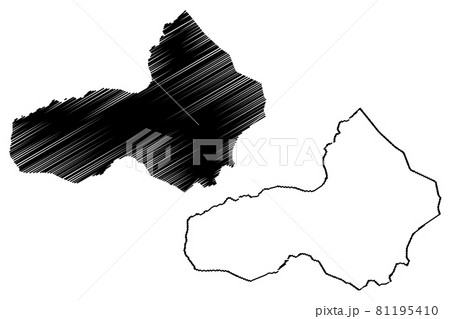 Pursat Province (Kingdom of Cambodia, Kampuchea, Provinces of Cambodia) map vector illustration, scribble sketch Pursat map 81195410