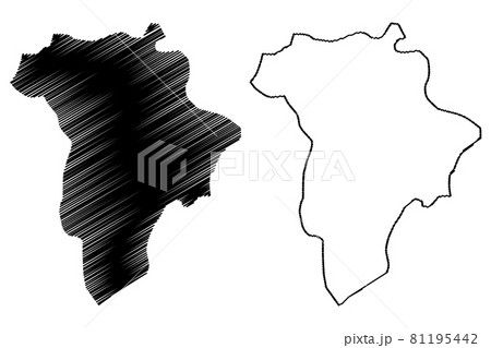 Guatemala Department (Republic of Guatemala, Departments of Guatemala) map vector illustration, scribble sketch Guatemala map.... 81195442