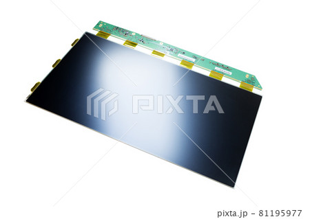 WXGA LCD TN panel part isolated on white background 81195977