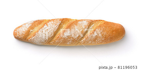 Top view of freshly baked baguette Top view of freshly baked baguette 81196053