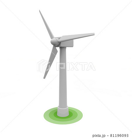 風の力でエネルギーを生成する 風力エネルギー 風力タービン 再生可能エネルギー のイラスト素材