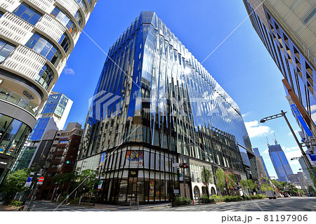 東京　銀座の都市風景　東急プラザ 銀座 81197906