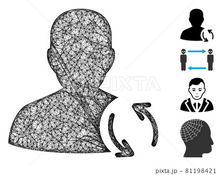 User Refresh Web Vector Mesh Illustration User Refresh Web Vector Mesh Illustration 81198421
