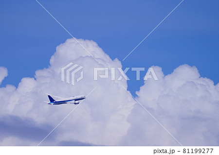 羽田空港を離陸したドリームライナー 81199277