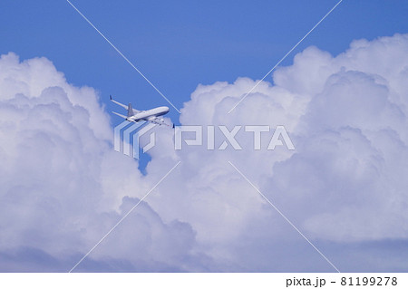 羽田空港を離陸した旅客機 81199278