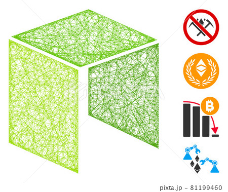 Neo Currency Web Vector Mesh Illustration Neo Currency Web Vector Mesh Illustration 81199460