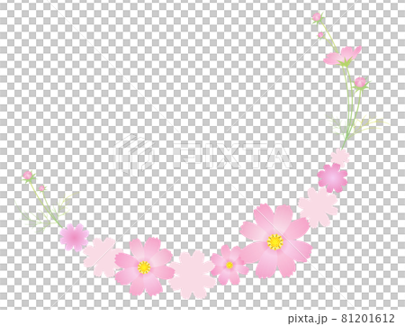 Colorful Cosmos Wreath Akizakura [Pink] 81201612