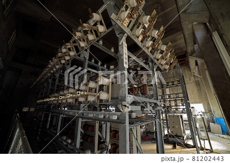 炭鉱施設の廃墟「変電所跡」 炭鉱施設の廃墟「変電所跡」 81202443