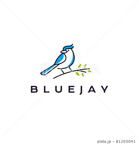 Blue Jay bird icon - Stock Illustration [45485902] - PIXTA