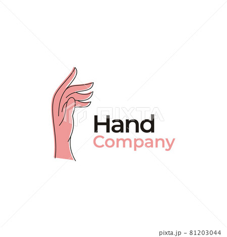 Elegant female hands in beautiful setting, Line art hand logo design vector illustration Elegant female hands in beautiful setting, Line art hand logo design vector illustration 81203044