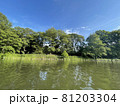 《東京都》石神井公園　池のボートからの風景 81203304