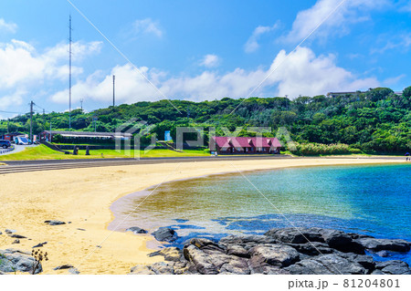 波戸岬海水浴場 佐賀県唐津市 の写真素材