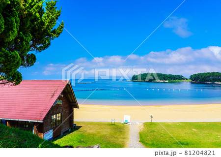 波戸岬海水浴場 佐賀県唐津市 の写真素材 8141