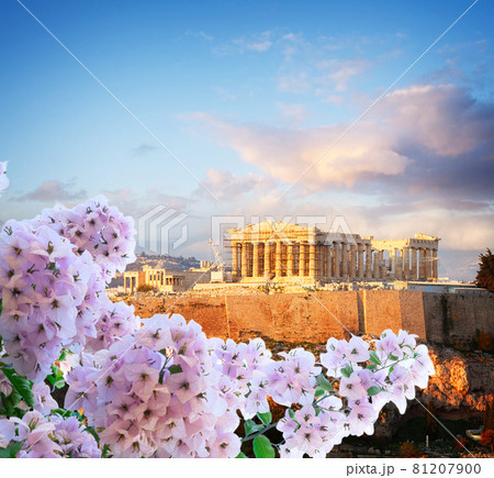 Famous skyline of Athens, Greece Famous skyline of Athens, Greece 81207900