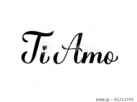 Ti Amo calligraphy hand lettering. I Love You inscription in Italian. Valentines day typography poster. Vector template for banner, postcard, greeting card, t-shirt, logo design, flyer, sticker, etc. Ti Amo calligraphy hand lettering. I Love You inscription in Italian. Valentines day typography poster. Vector template for banner, postcard, greeting card, t-shirt, logo design, flyer, sticker, etc. 81211745