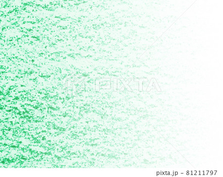 一面オイルパステルで横方向に塗られた背景イラスト/緑色 左から右へ薄くなるグラデーション 横 他色有 一面オイルパステルで横方向に塗られた背景イラスト/緑色 左から右へ薄くなるグラデーション 横 他色有 81211797
