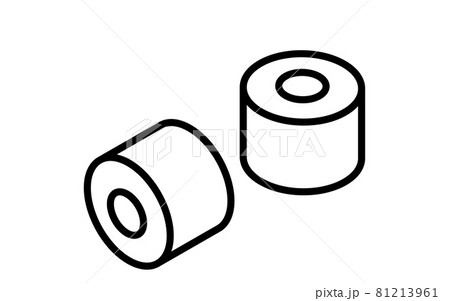 白黒のシンプルなウィールのアイソメトリックアイコン スケボーパーツのイラスト素材 白黒のシンプルなウィールのアイソメトリックアイコン スケボーパーツのイラスト素材