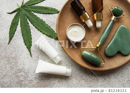 CBD oil, hemp tincture, cannabis cosmetic product for skin care. CBD oil, hemp tincture, cannabis cosmetic product for skin care. 81216121