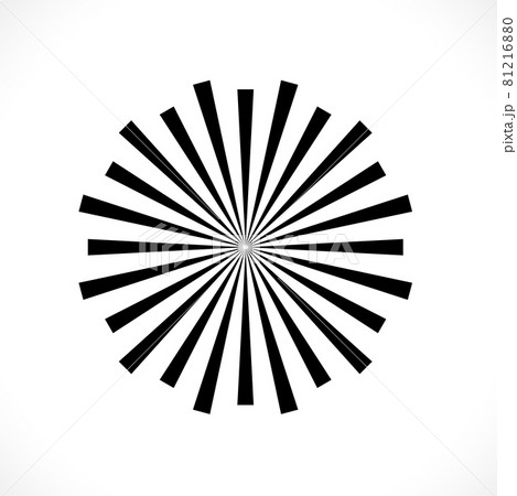Rays, beams element. Sunburst, starburst shape background. Circular geometric. Abstract circular geometric shape. illustration - Vector Rays, beams element. Sunburst, starburst shape background. Circular geometric. Abstract circular geometric shape. illustration - Vector 81216880