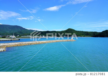 オリーブの島・小豆島の池田港と周辺（瀬戸内海） 81217081