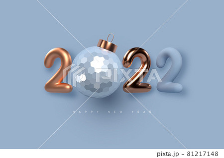 2022 New Year sign. 2022 New Year sign. 81217148