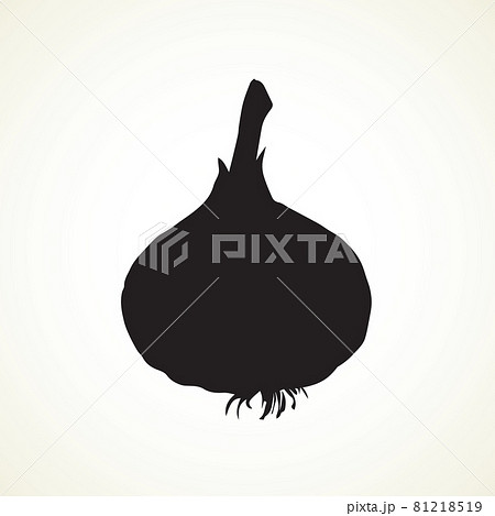 garlic silhouette