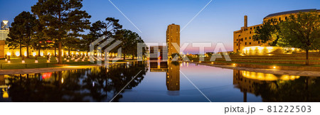 Night view of the Oklahoma City National Memorial and Museum Night view of the Oklahoma City National Memorial and Museum 81222503