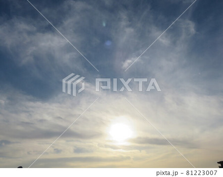 夕暮れ時の空 81223007