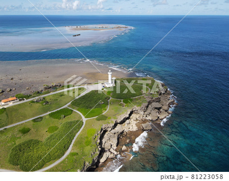 【空から見た】宮古島 東平安名崎 【空から見た】宮古島 東平安名崎 81223058