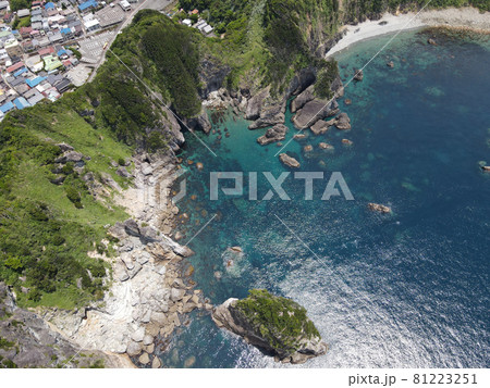 【空から見た　西伊豆　雲見海岸】 81223251