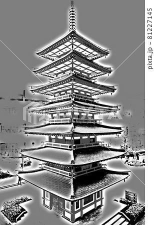 相模国分寺七重の塔推定復元模型1 相模国分寺七重の塔推定復元模型1 81227145