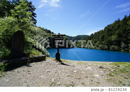 長野県 志賀高原 大沼池から赤石山ハイキング 大沼池の沼尻に到着 長野県 志賀高原 大沼池から赤石山ハイキング 大沼池の沼尻に到着 81229230
