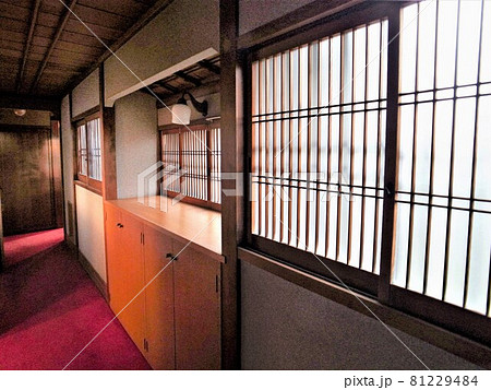 昭和初期の日本建築 格子窓 昭和初期の日本建築 格子窓 81229484