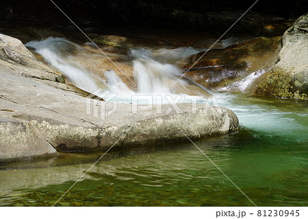 愛媛北宇和郡の滑床渓谷の自然美 愛媛北宇和郡の滑床渓谷の自然美 81230945