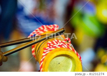 【阿波踊り】夏最盛！徳島の阿波踊りの太鼓 81231274