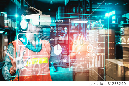 Future virtual reality technology for innovative VR warehouse management 81233260