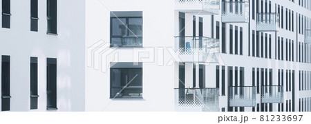 Newly built apartment buildings, architecture and residential real estate Newly built apartment buildings, architecture and residential real estate 81233697
