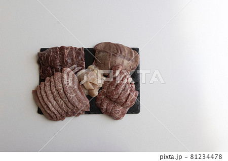 焼肉盛り合わせ　焼肉セット　バーベキューセット　数種類　複数　5種類 81234478